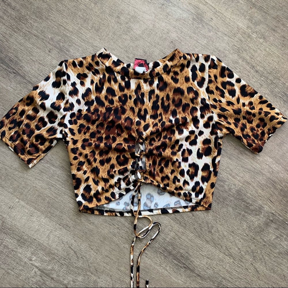 Cheetah Print Crop top
